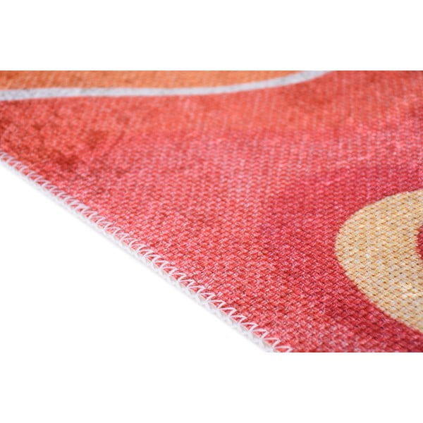 Czerwono-pomarańczowy dywan odpowiedni do prania 60x100 cm Colors of Joy – Vitaus-image-2