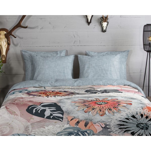 Szara flanelowa pościel jednoosobowa 140x200 cm Ralvira – HIP-image-2