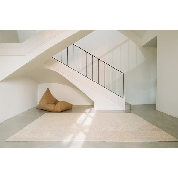 Beżowy wełniany dywan odpowiedni do prania/tkany ręcznie 200x300 cm Unexpected Wool – Lorena Canals-image-3