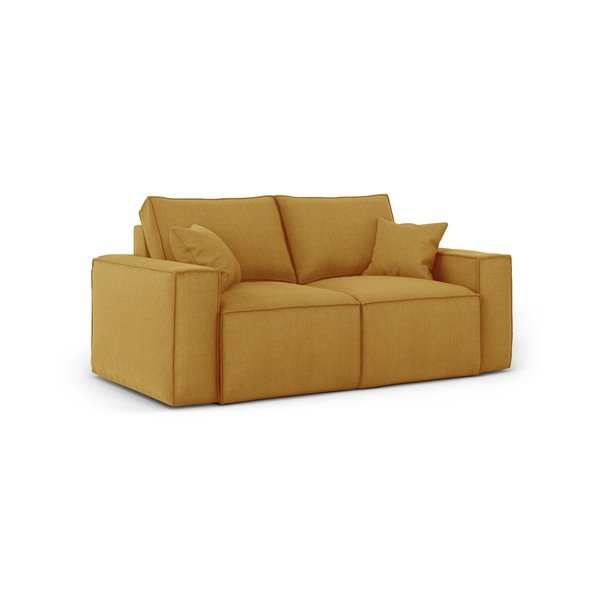 Żółta sofa Cosmopolitan Design Miami, 180 cm-image-2