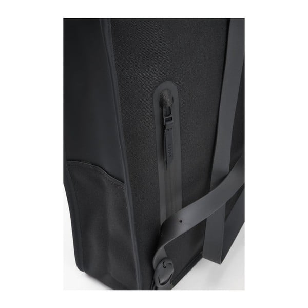 Czarny plecak o wysokiej wodoodporności Rains Backpack Mini-image-3
