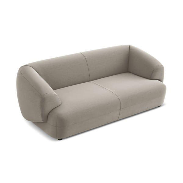 Beżowa aksamitna sofa 212 cm Moana – Makamii-image-2