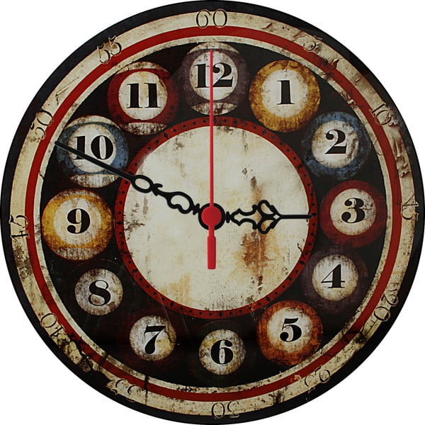 Zegar ścienny Billiards, 30 cm