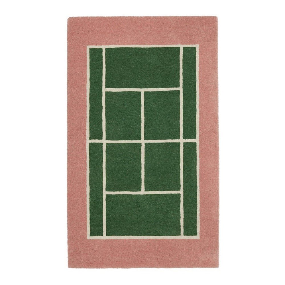 Dziecięcy dywan do zabawy z mieszanki wełny 88x150 cm Tennis – OYOY Mini