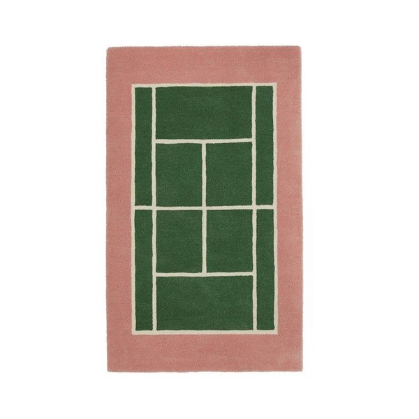 Dziecięcy dywan do zabawy z mieszanki wełny 88x150 cm Tennis – OYOY Mini