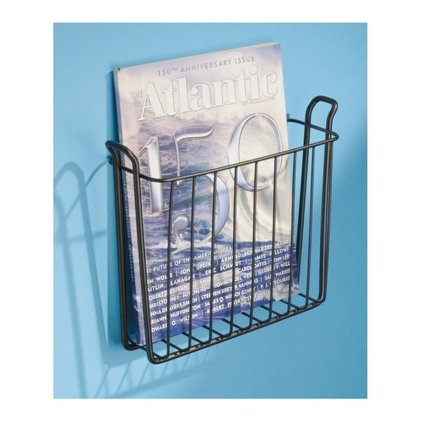 Brązowy gazetnik ze stali nierdzewnej iDesign Classico-image-2