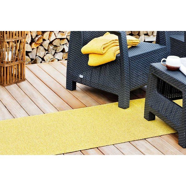 Żółty chodnik odpowiedni na zewnątrz 200x70 cm Neve – Narma-image-2