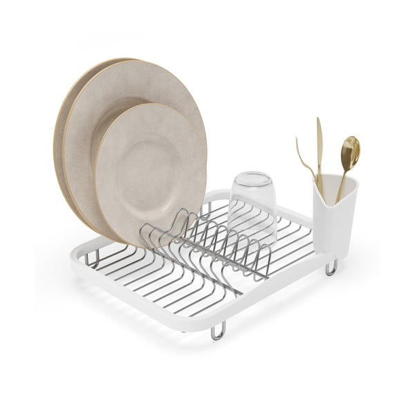 Biały stalowy ociekacz 36x28 cm Sinkin – Umbra