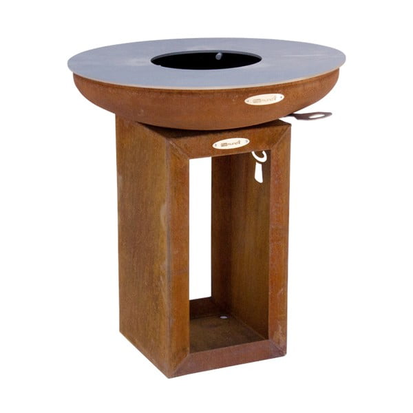 Brązowy grill zewnętrzny na węgiel Remundi Carus S, ø 62 cm-image-2