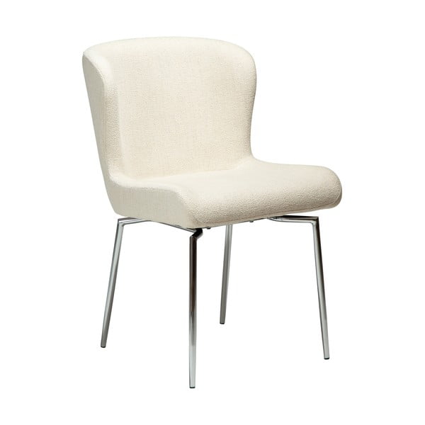 Kremowe tapicerowane krzesło Glam – DAN-FORM Denmark