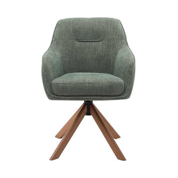 Zielone tapicerowane fotele jadalniane zestaw 2 szt. Avola – Unique Furniture-image-4