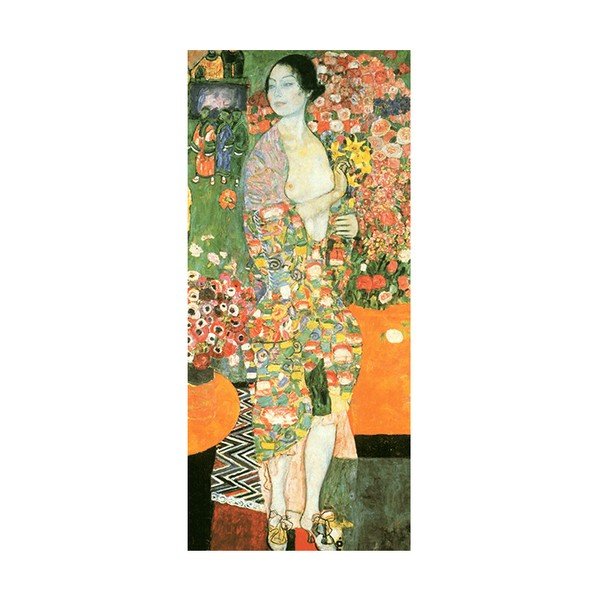 Reprodukcja obrazu Gustava Klimta - The Dancer, 90x40 cm