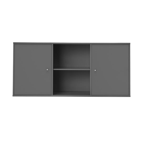 Antracytowa niska komoda wisząca 133x61 cm Mistral – Hammel Furniture