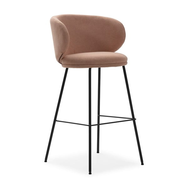 Jasnoróżowe hokery zestaw 2 szt. (wysokość siedziska 65 cm) Rush – Marckeric