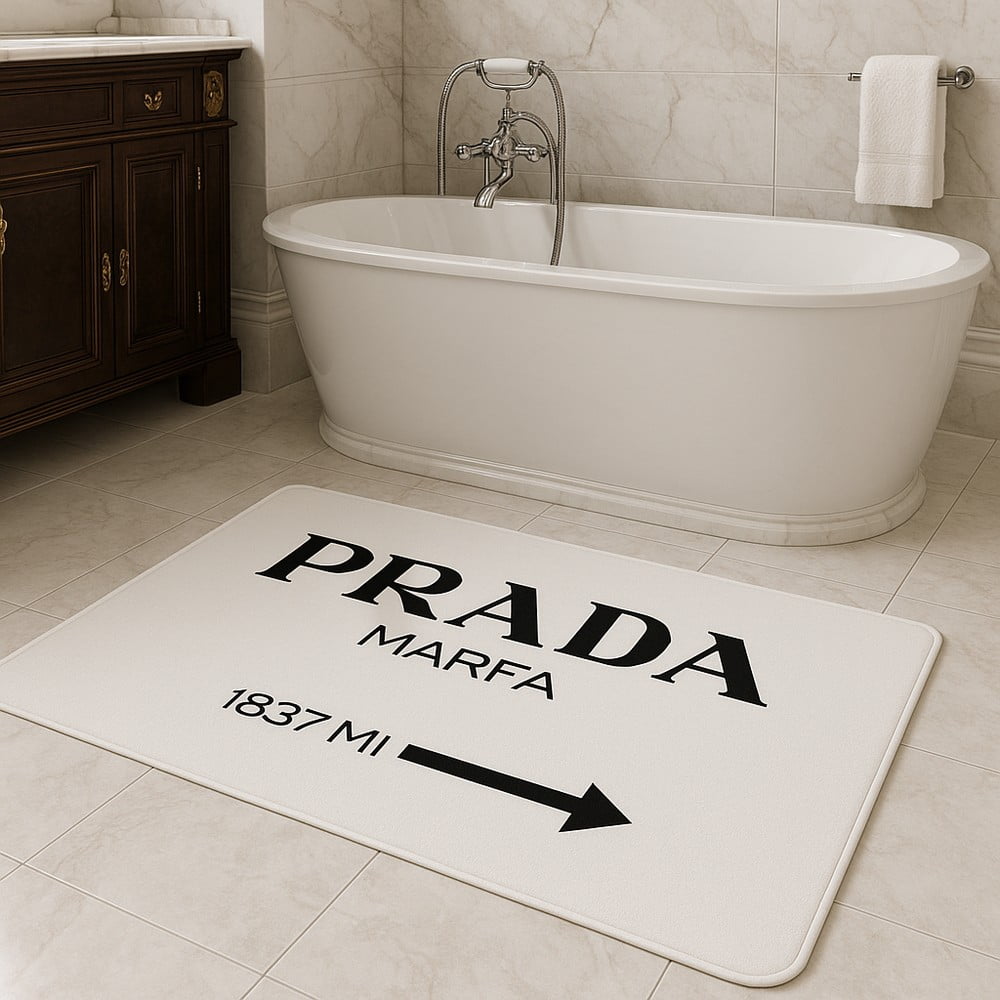 Białe aksamitne dywaniki łazienkowe zestaw 2 szt. 60x100 cm Prada – Mila Home (zdjęcie 6)