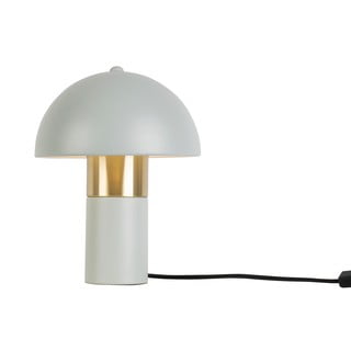 Lampa stołowa w biało-złotym kolorze Leitmotiv Seta, wys. 26 cm