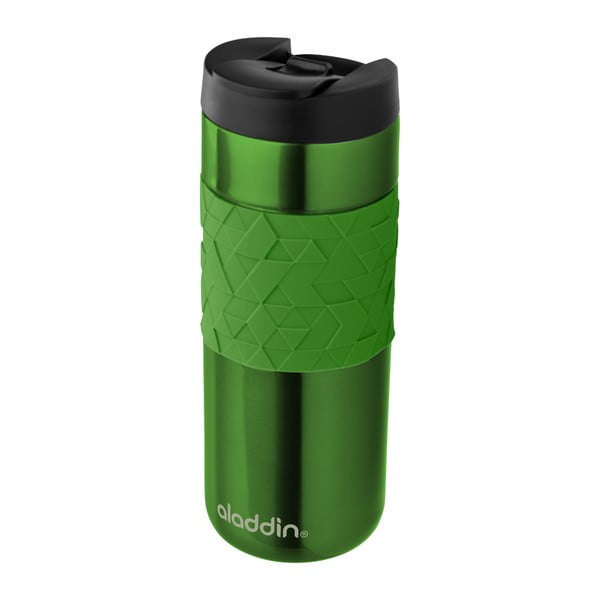 Zielony kubek termoaktywny Aladdin Easy-Grip Leak-Lock™, 470 ml
