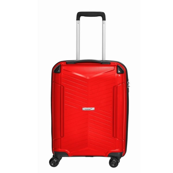 Czerwona walizka podróżna Packenger, 33 l