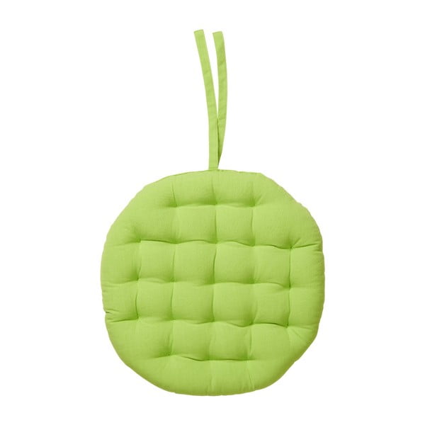 Zielona poduszka na krzesło Butlers Solid, Ø 42 cm