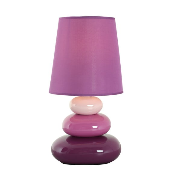Lampa stołowa Stoff, fioletowa