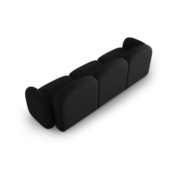 Czarna sofa 272 cm Blair – Micadoni Home-image-4
