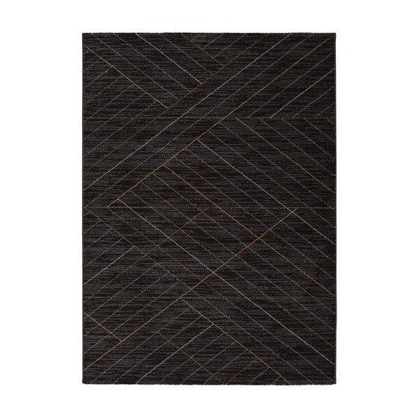 Czarny dywan Universal Dark, 140x200 cm