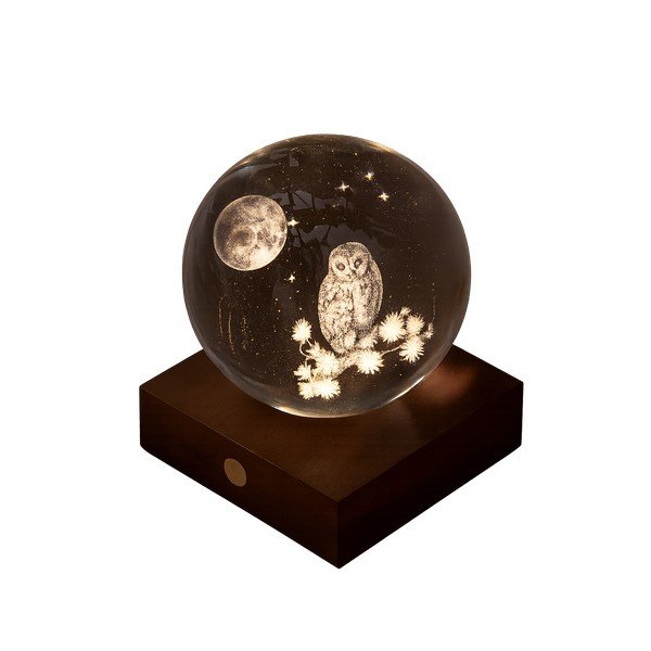 Dekoracja świetlna na USB ø 8 cm Amber – Gingko-image-2