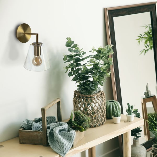 Kinkiet w kolorze brązu SULION Gasby, ø 16 cm-image-2