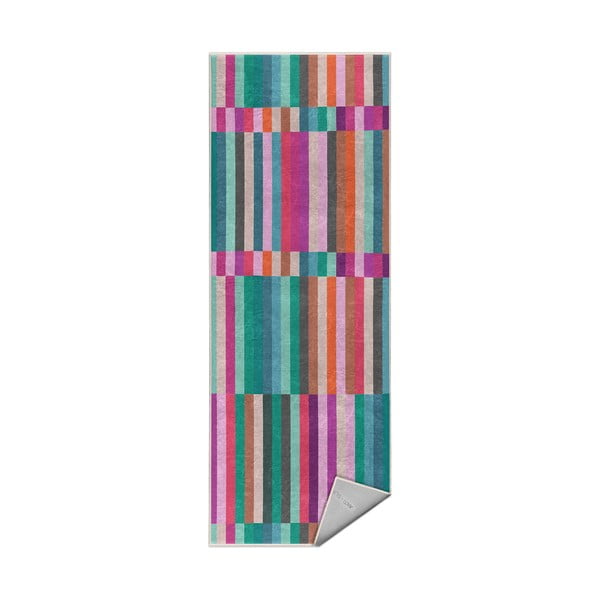 Turkusowy chodnik odpowiedni do prania 60x230 cm Acid Rain – Mila Home
