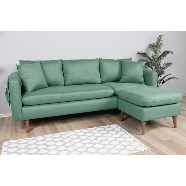 Turkusowa sofa 215 cm Sofia – Balcab Home-image-1