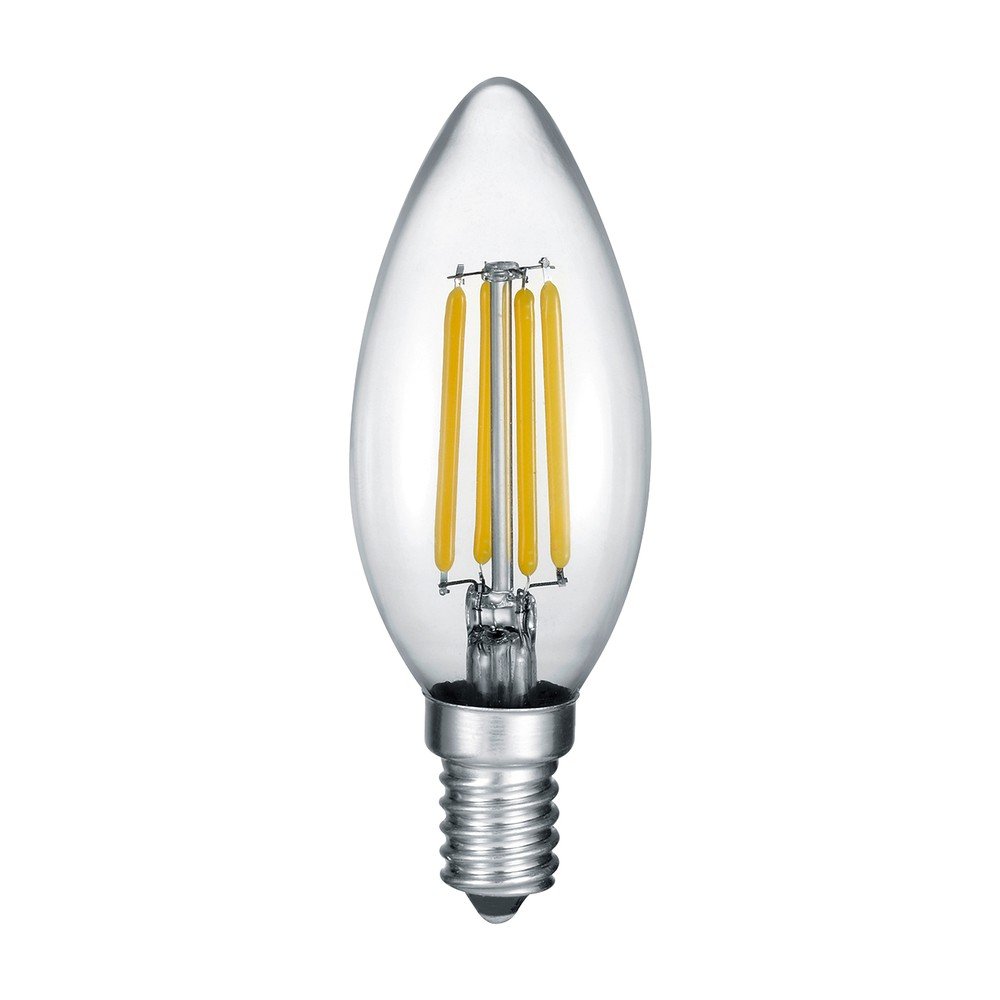 Żarówka LED/filamentowa z ciepłym światłem z gwintem E14, 2 W Kerze – Trio