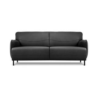 Ciemnoszara skórzana sofa Windsor & Co Sofas Neso, 175x90 cm