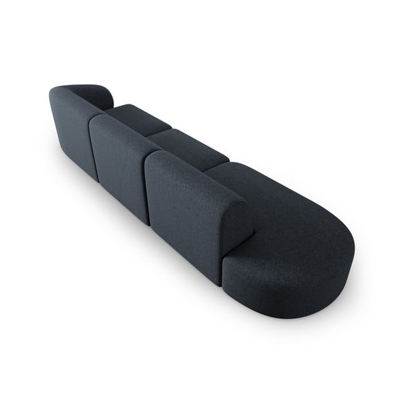 Niebieska sofa 302 cm Shane – Micadoni Home-image-2