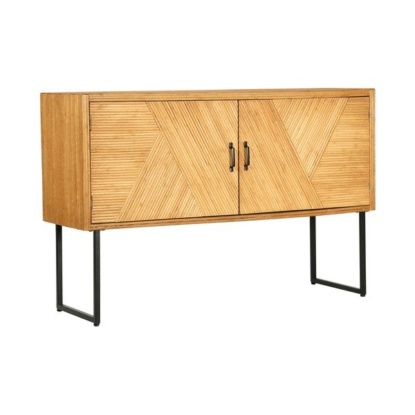 Bambusowa niska komoda 130x50,5 cm Saori – Sema-image-2
