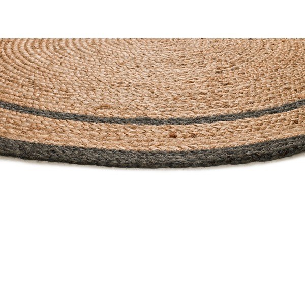 Szaro-naturalny okrągły dywan ø 120 cm Mahon – Universal-image-3