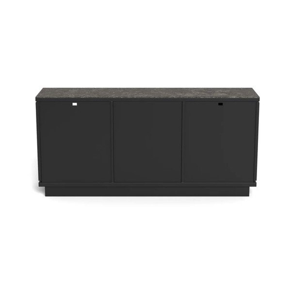Czarna komoda z płyty MDF 160x75x40 cm Tribeca – Actona-image-4