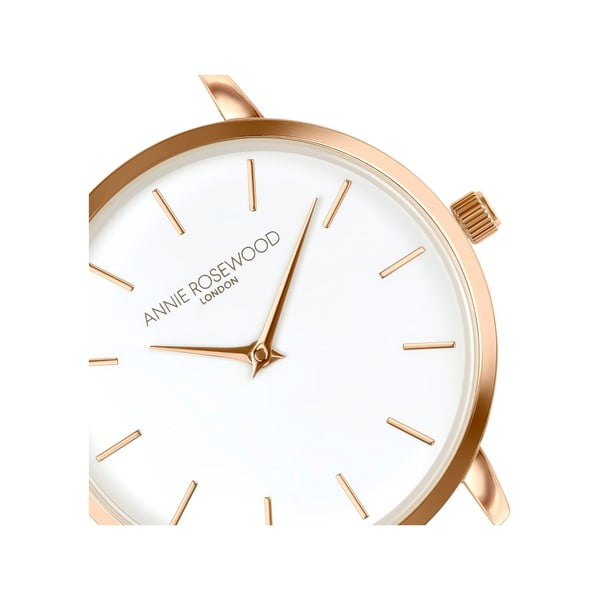 Zegarek damski z paskiem ze stali nierdzewnej Annie Rosewood Elsa Rose Gold-image-1