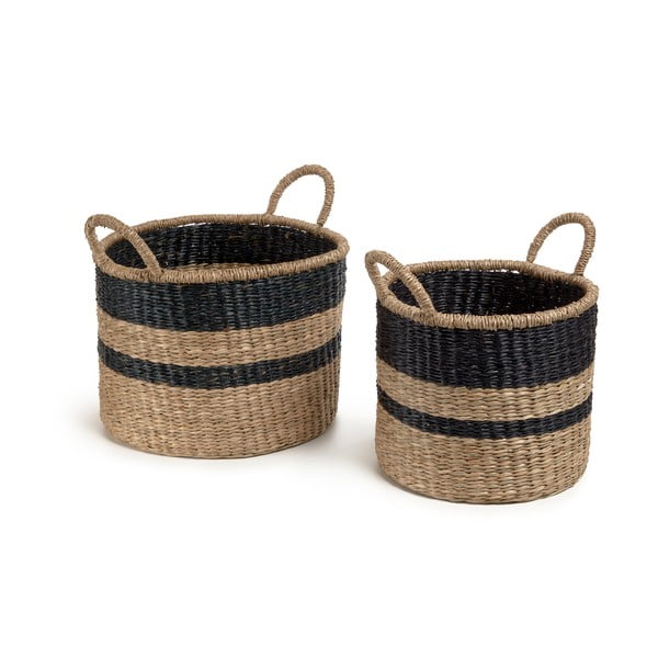 Koszyki z trawy morskiej zestaw 2 szt. Nydia – Kave Home