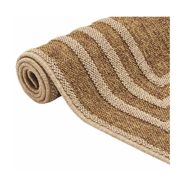 Beżowy dywan odpowiedni na zewnątrz Floorita Border, 160x230 cm-image-2