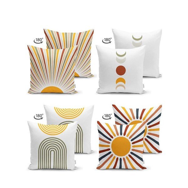 Poszewki na poduszki zestaw 4 szt. 43x43 cm – Mila Home-image-3