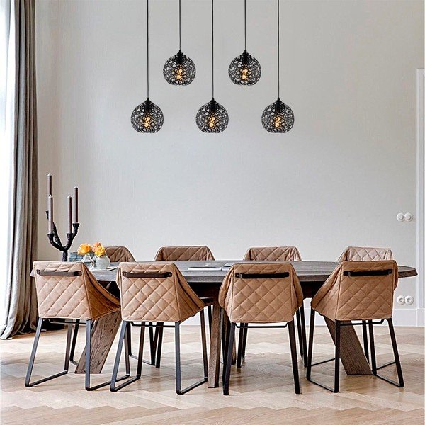 Czarna lampa wisząca ø 17 cm Fellini – Opviq lights-image-2