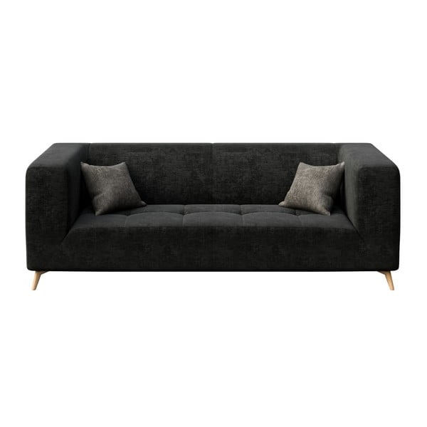 Czarna 3-osobowa sofa MESONICA Toro