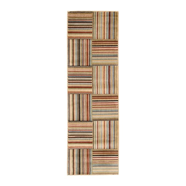 Chodnik Nourtex Modesto Mondrian Squareo Lungo, 229 x 69 cm