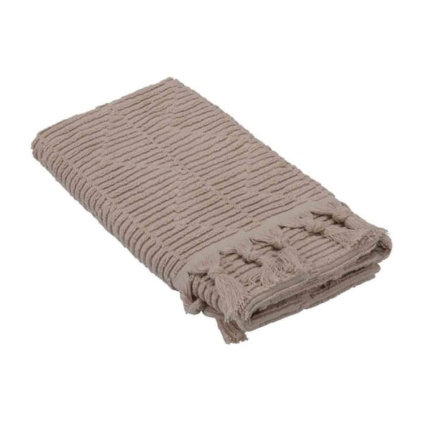 Beżowy ręcznik bawełniany Bella Maison Tassel, 30x50 cm