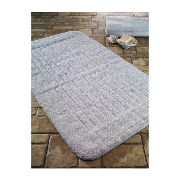 Biały dywanik łazienkowy Confetti Bathmats Cotton Beige, 70x120 cm