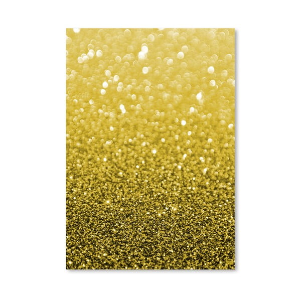 Plakat Americanflat Gold Shiny Texture, 30x42 cm