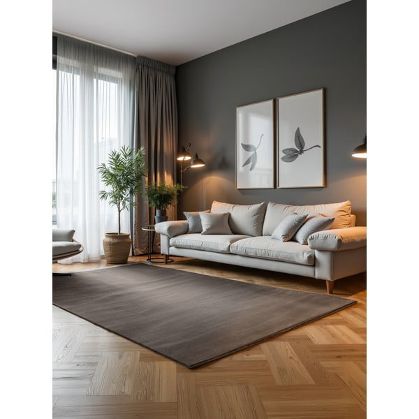 Antracytowo-kremowy dywan 200x280 cm Perles Dolomite – Elle Decoration-image-1