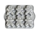 Forma na 6 babeczek w kolorze srebra Nordic Ware Girls And Boys, 1,1 l