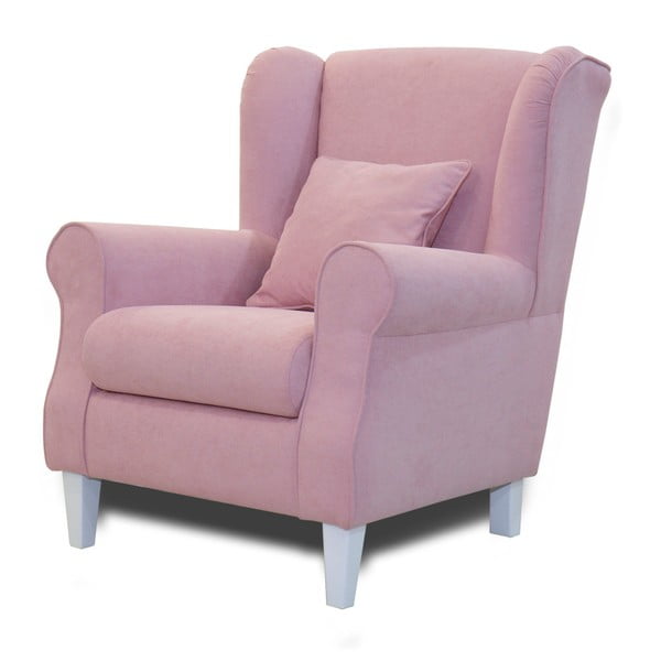 Różowy fotel Sinkro Flamingo