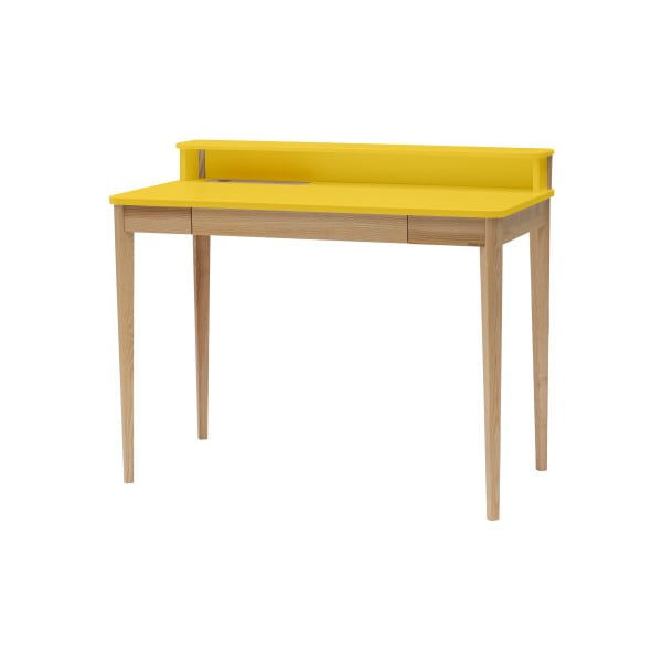 Żółte biurko Ragaba ASHME